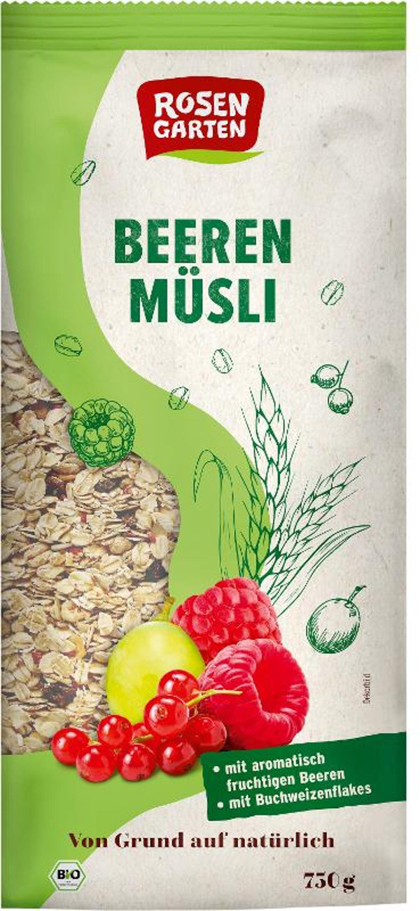 Produktfoto zu Beeren-Müsli von Rosengarten