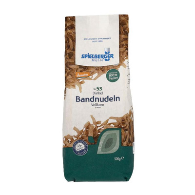 Produktfoto zu Bandnudeln Dinkel Vollkorn von Spielberger