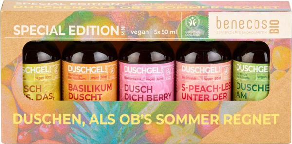 Produktfoto zu Mini Set Sommerduschgel von benecos