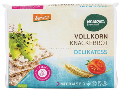 Produktfoto zu Delikatess-Vollkorn-Knäckebrot von Naturata