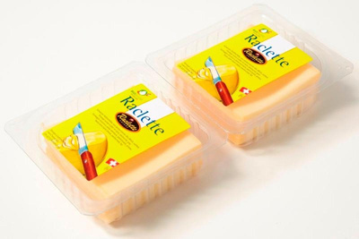 Produktfoto zu Schweizer Raclette Scheiben von InterCheese