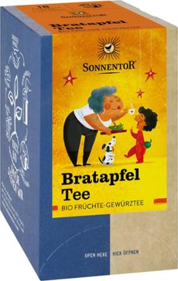 Produktfoto zu Bratapfeltee im Teebeutel von Sonnentor