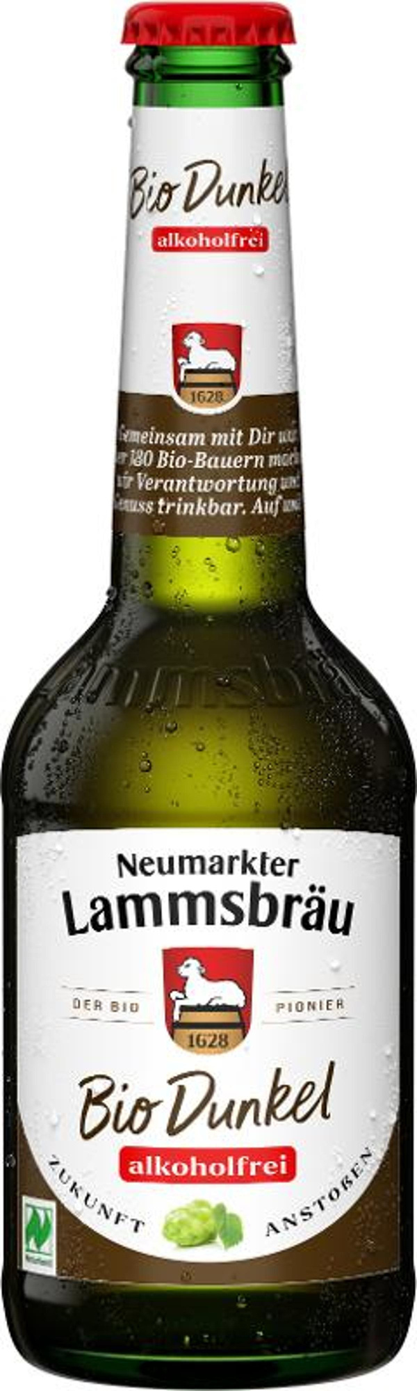 Produktfoto zu 10er Kasten Lammsbräu Dunkel alkoholfrei