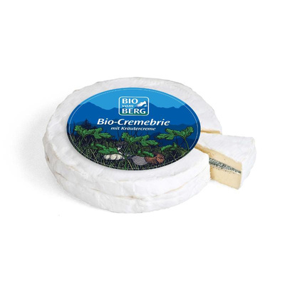 Produktfoto zu Milchbuben Brie Kräuter-Creme, 50% von BIOvomBERG