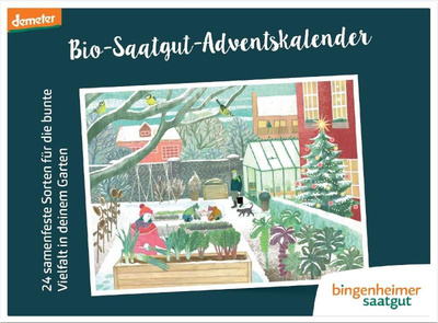 Produktfoto zu Hochbeet Saatgut Adventskalender von Bingenheimer Saatgut
