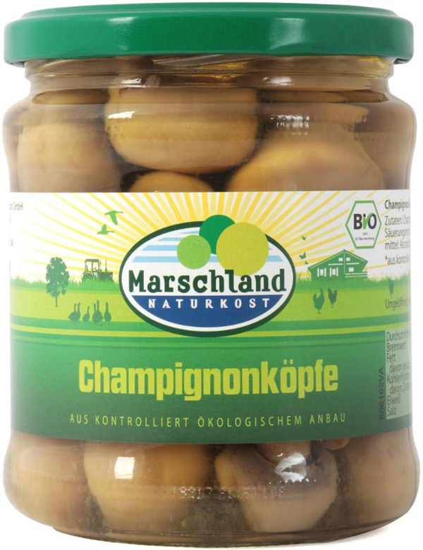 Produktfoto zu Champignon Köpfe von Marschland