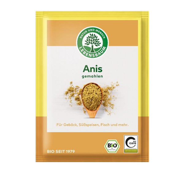Produktfoto zu Gemahlener Anis von Lebensbaum