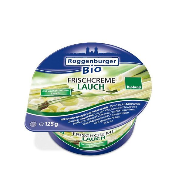 Produktfoto zu Frischcreme Lauch von Roggenburger