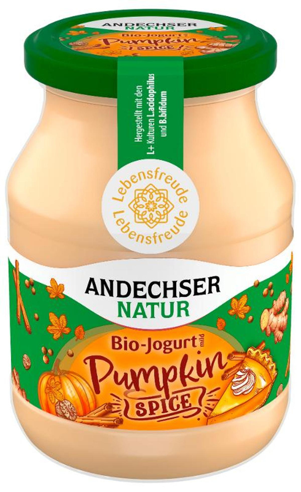 Produktfoto zu Joghurt Pumpkin Spice 3,8% von Andechser
