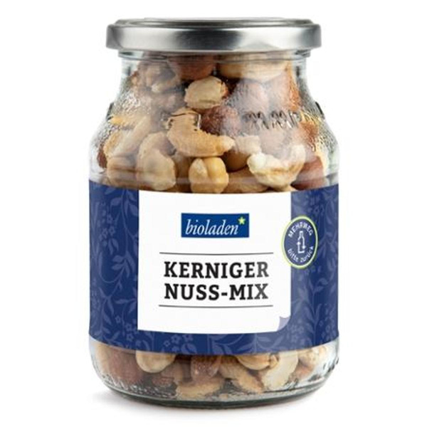 Produktfoto zu Kerniger Nussmix im Mehrwegglas von bioladen
