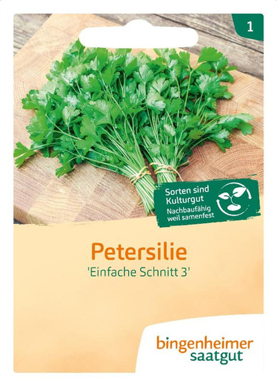 Produktfoto zu Saatgut Petersilie von Bingenheimer Saatgut