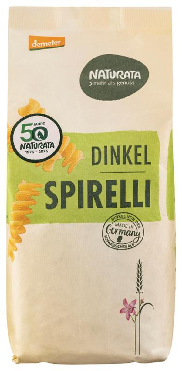 Produktfoto zu Dinkel-Spirelli von Naturata