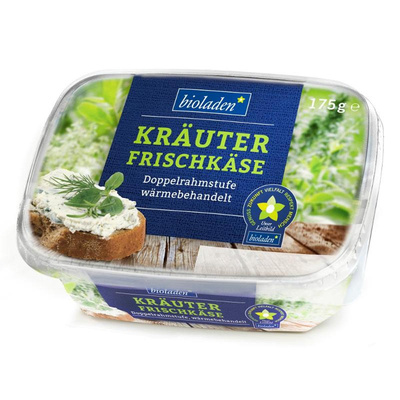 Produktfoto zu Frischkäse Kräuter von bioladen