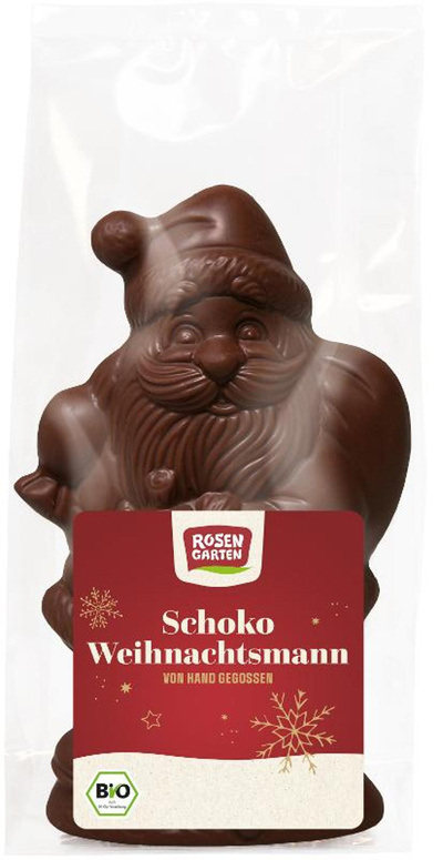 Produktfoto zu Zartbitter Schoko Weihnachtsmann von Rosengarten