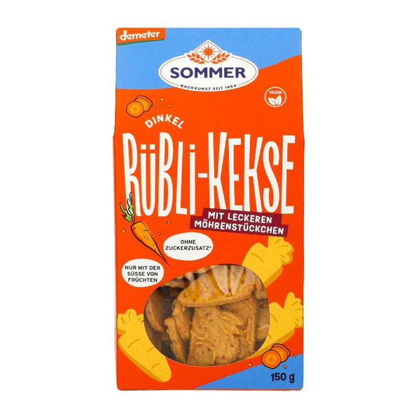 Produktfoto zu Dinkel Rübli Kekse von SOMMER
