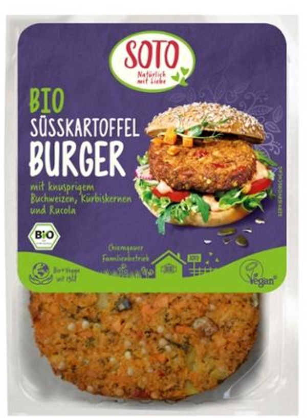 Produktfoto zu Süßkartoffel-Burger von Soto