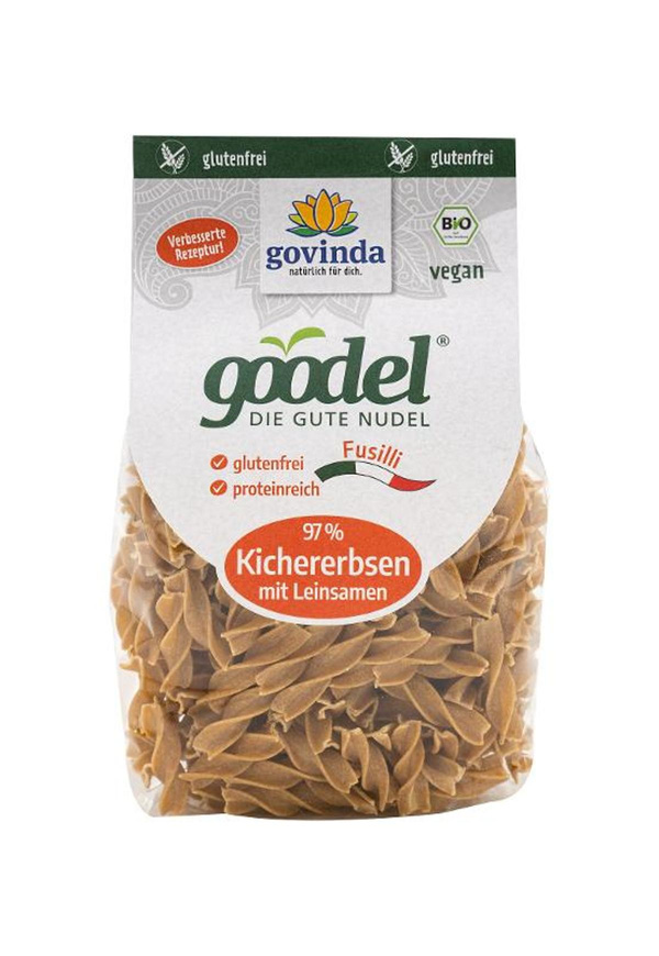 Produktfoto zu Goodel Fusilli Kichererbse von Govinda