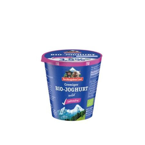Produktfoto zu Joghurt Natur, laktosefrei 3,5% von Berchtesgadener Land