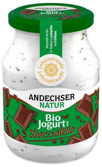 Produktfoto zu Joghurt Stracciatella von Andechser