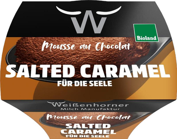 Produktfoto zu Mousse au Chocolat Salted Caramel von Weißenhorner
