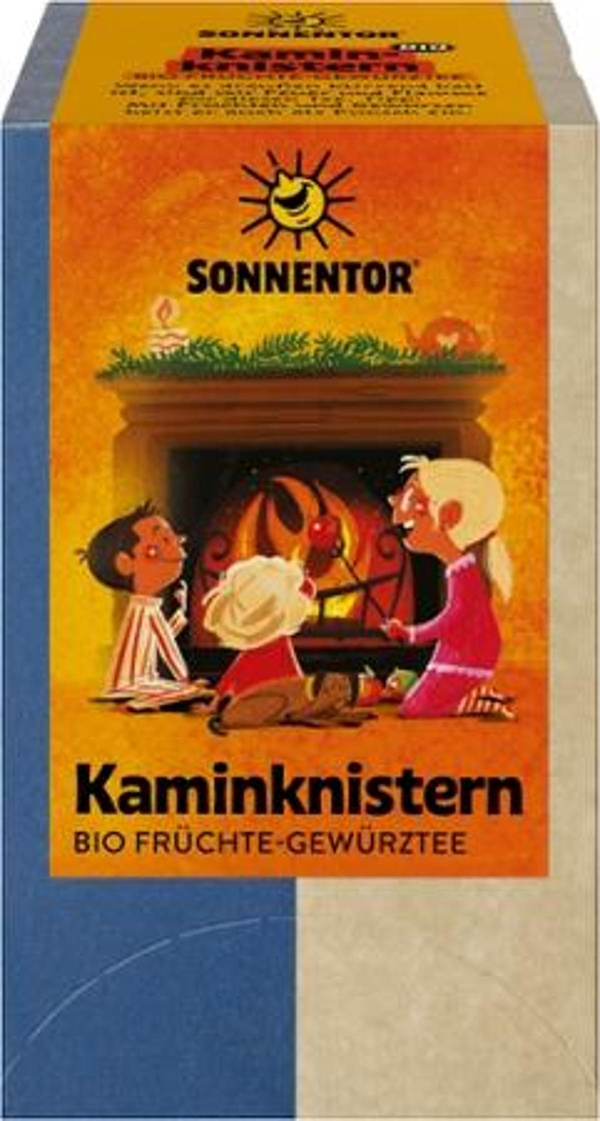 Produktfoto zu Früchtetee Kaminknistern im Teebeutel von Sonnentor