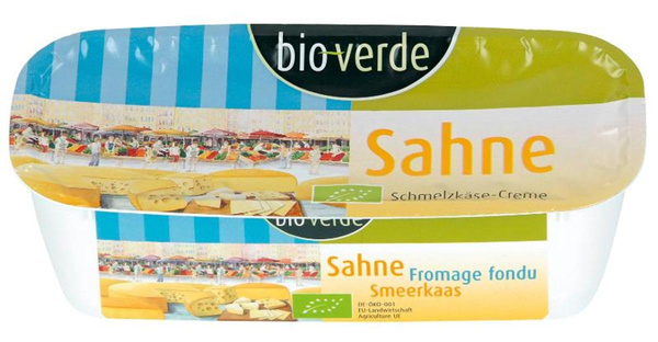 Produktfoto zu Sahne Schmelzkäse von bio-verde
