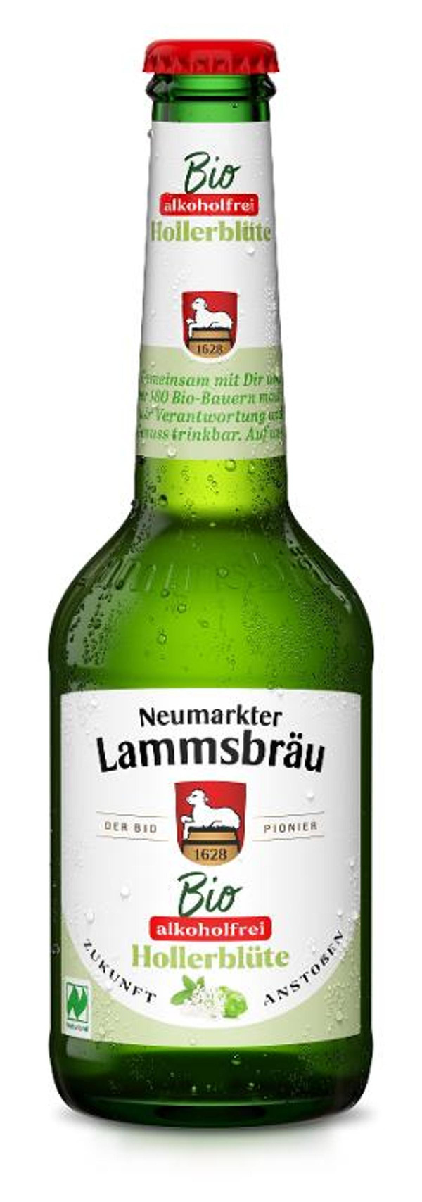 Produktfoto zu 10er Kasten Lammsbräu alkoholfrei Hollerblüte