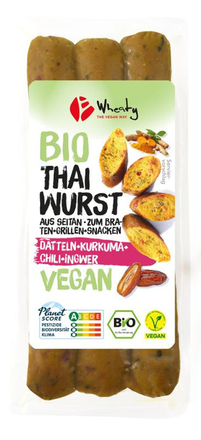 Produktfoto zu Vegane Thaiwurst von Wheaty
