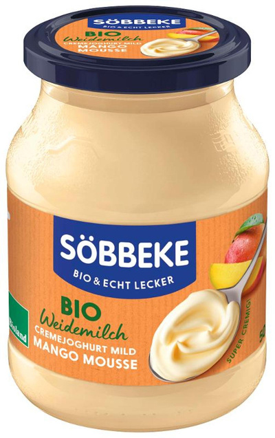 Produktfoto zu Joghurt Mango Mousse 7,5% von Söbbeke