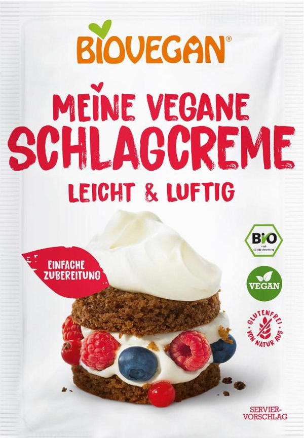 Produktfoto zu Schlagcreme - vegane, fettarme Sahnealternative