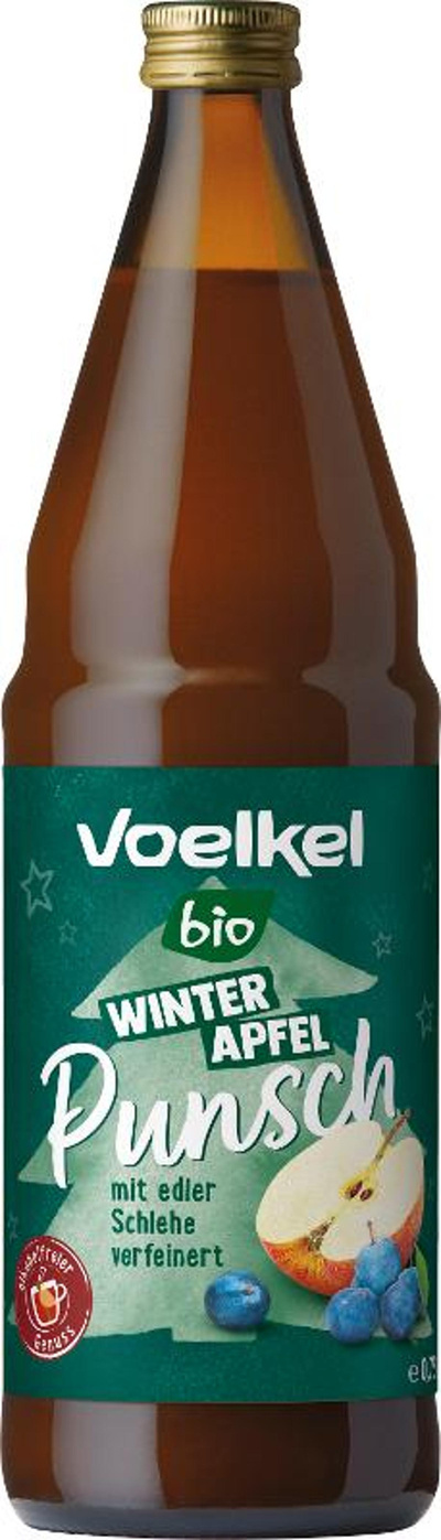 Produktfoto zu 6er Kasten Winter Apfel Punsch von Voelkel