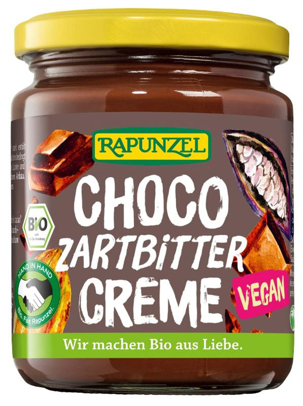 Produktfoto zu Rapunzel Zartbitter Chococreme Hand in Hand