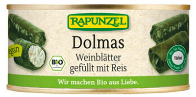 Produktfoto zu Dolmas Weinblätter gefüllt mit Reis von Rapunzel