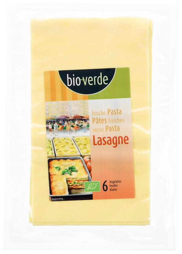 Produktfoto zu Frische Lasagne Platten von bio-verde