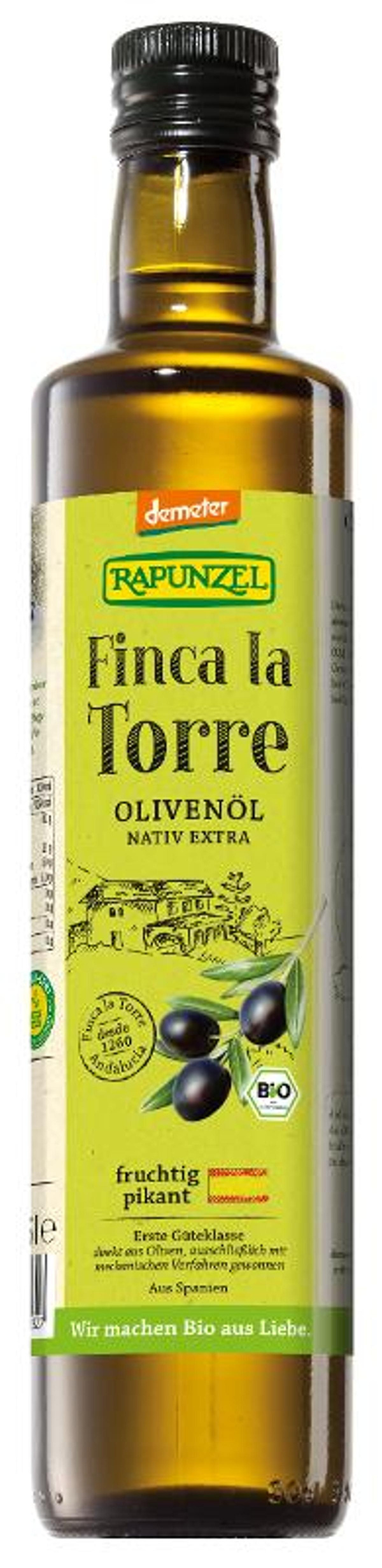 Produktfoto zu Olivenöl Finca la Torre, nativ extra, Demeter von Rapunzel