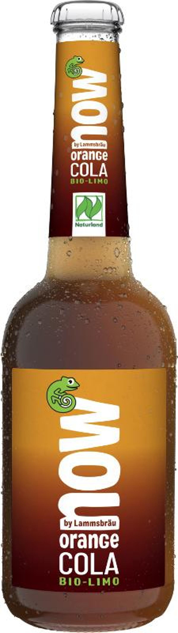 Produktfoto zu 10er Kasten now - Orange Cola, die Spezi von Lammsbräu