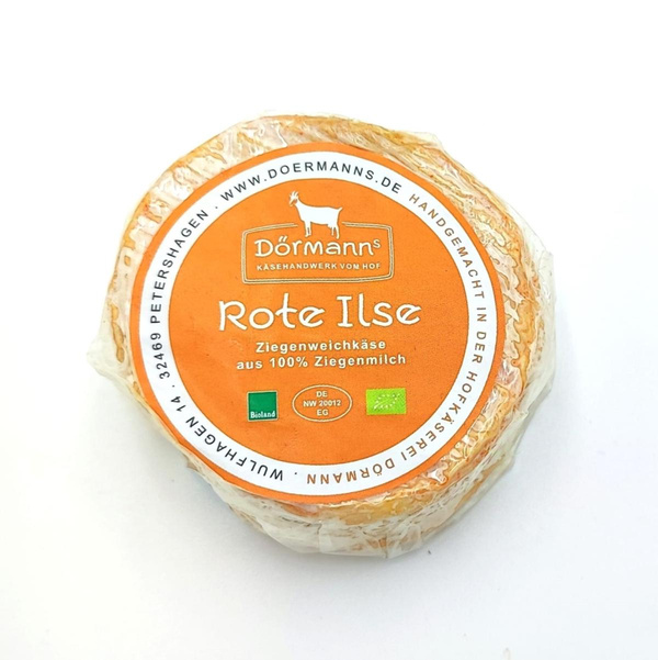 Produktfoto zu Rote Ilse Ziegenweichkäse von Dörmanns