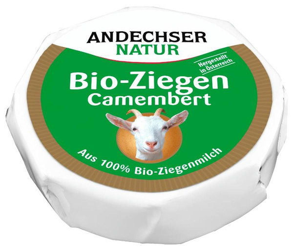 Produktfoto zu Ziegencamembert, 55% von Andechser