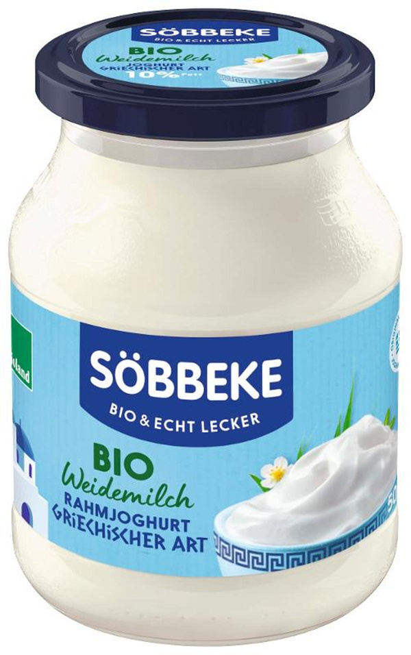 Produktfoto zu Rahmjoghurt griechischer  Art 10% von Söbbeke