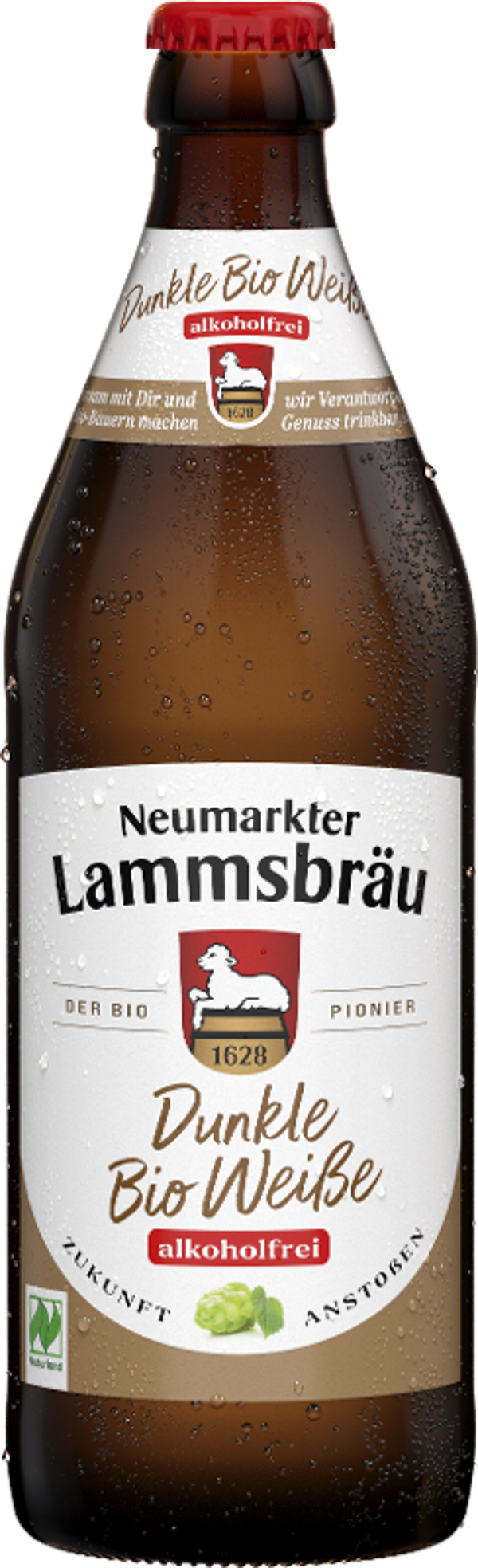 Produktfoto zu 10er Kasten Lammsbräu Dunkle Weisse, alkoholfrei