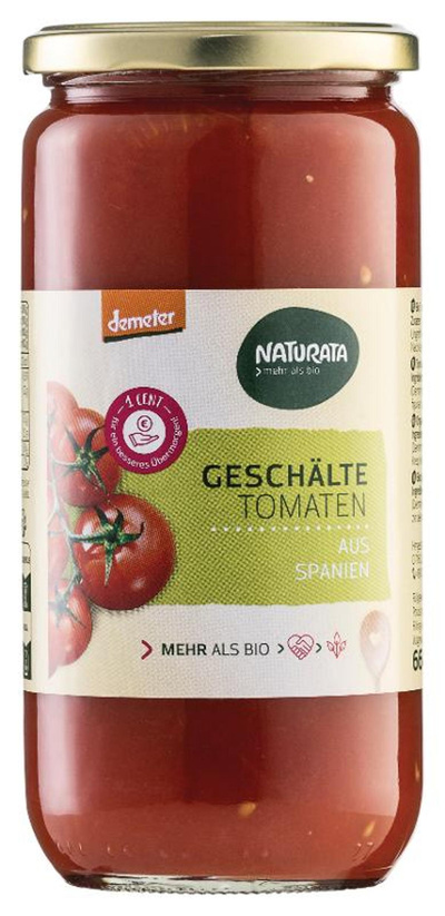 Produktfoto zu Geschälte Tomaten in Tomatensaft von Naturata