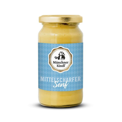 Produktfoto zu Mittelscharfer Senf von Münchner Kindl