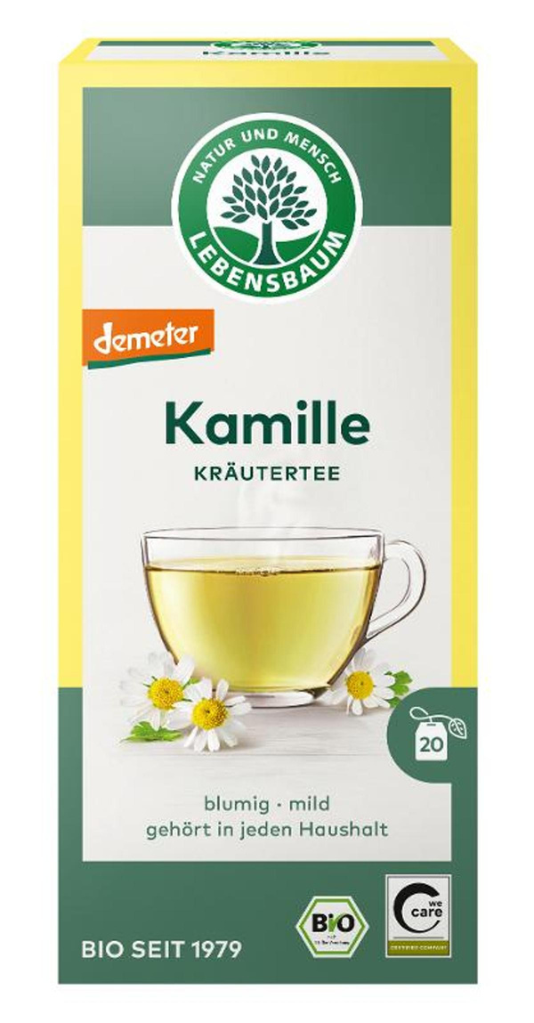 Produktfoto zu Kamillentee im Beutel von Lebensbaum