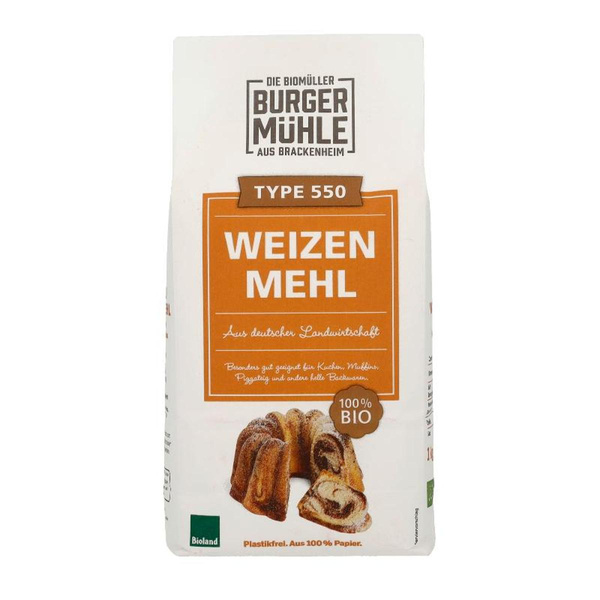 Produktfoto zu Weizenmehl 550 von Burgermühle