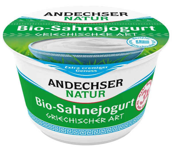 Produktfoto zu Sahnejoghurt griechische Art von Andechser