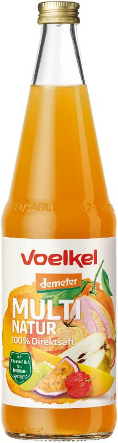 Produktfoto zu 6er Kasten Multi Natur, Demeter von Voelkel