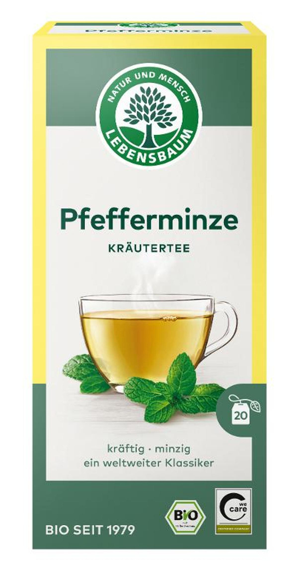 Produktfoto zu Pfefferminztee im Beutel von Lebensbaum