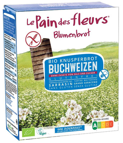 Produktfoto zu Blumenbrot Buchweizen ohne Salz