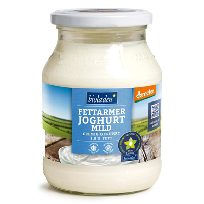 Produktfoto zu Joghurt mild natur 1,8% von  bioladen
