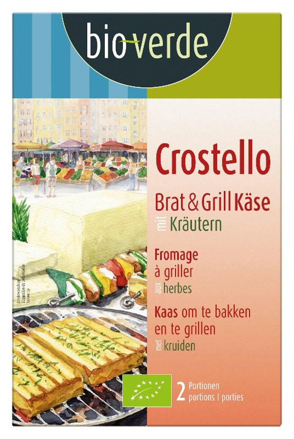 Produktfoto zu Crostello Brat- und Grillkäse von bio-verde